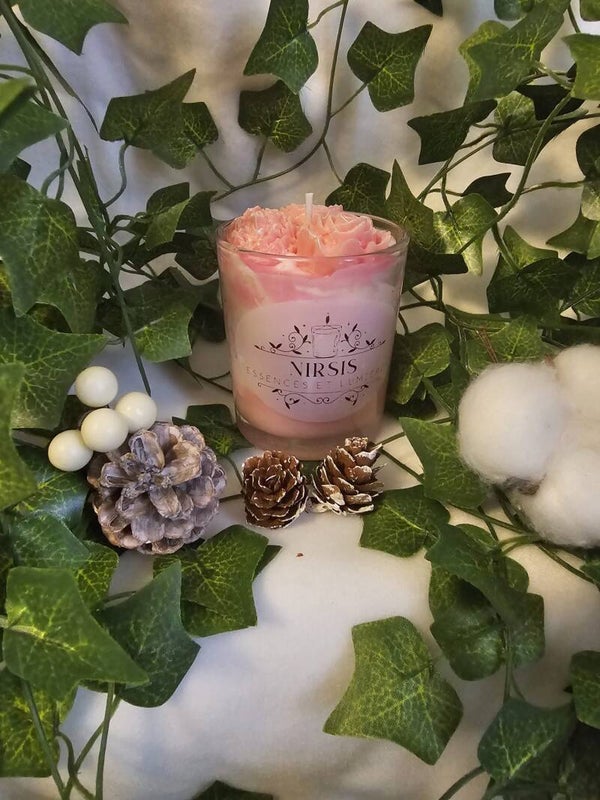 Bougie à la Rose