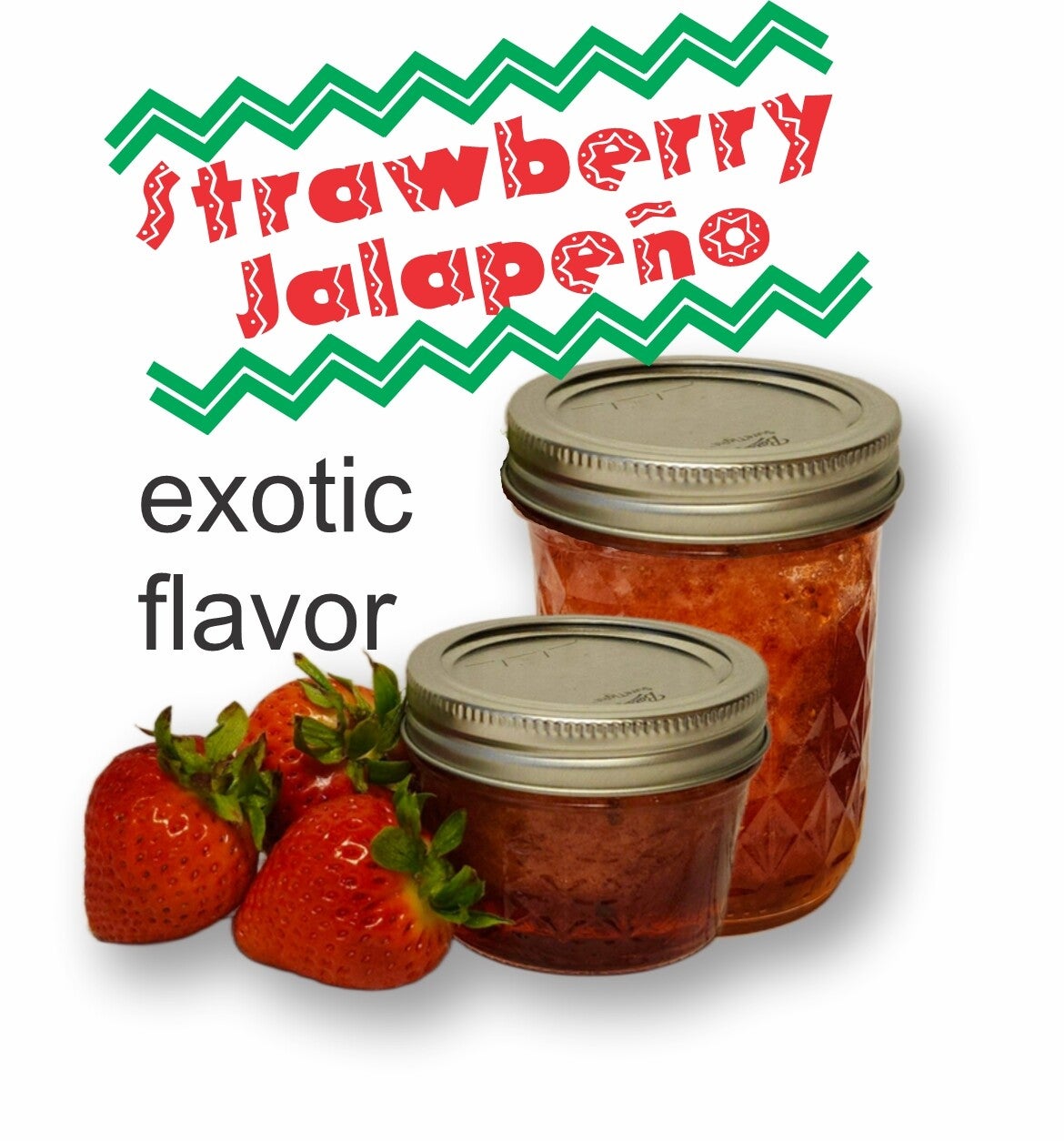 Strawberry Jalapeno Jam 1/2 pint
