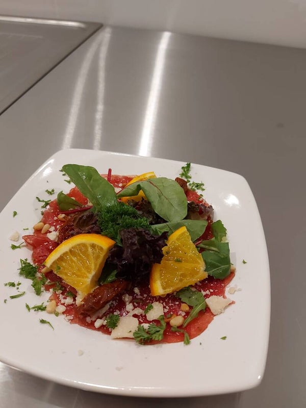 Carpaccio salade ( per persoon)