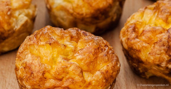 Quiche met ham en geraspte kaas en peterselie