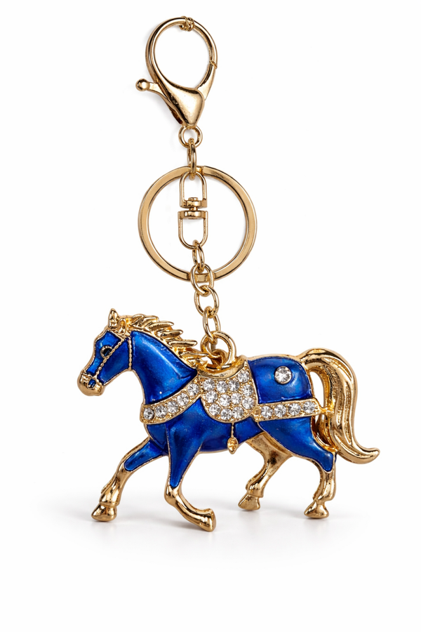 Bijou de sac cheval bleu – Style équestre