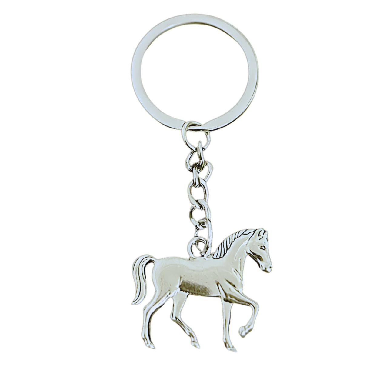 Bijoux de sac cheval argenté