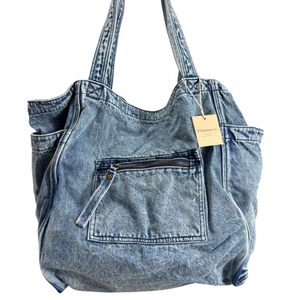 Grand cabas XXL en jean
