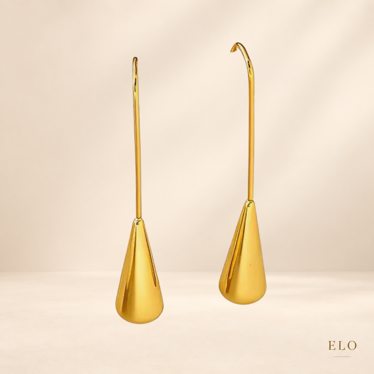 ALBA – Boucles d’oreilles pendantes goutte en acier inoxydable 316