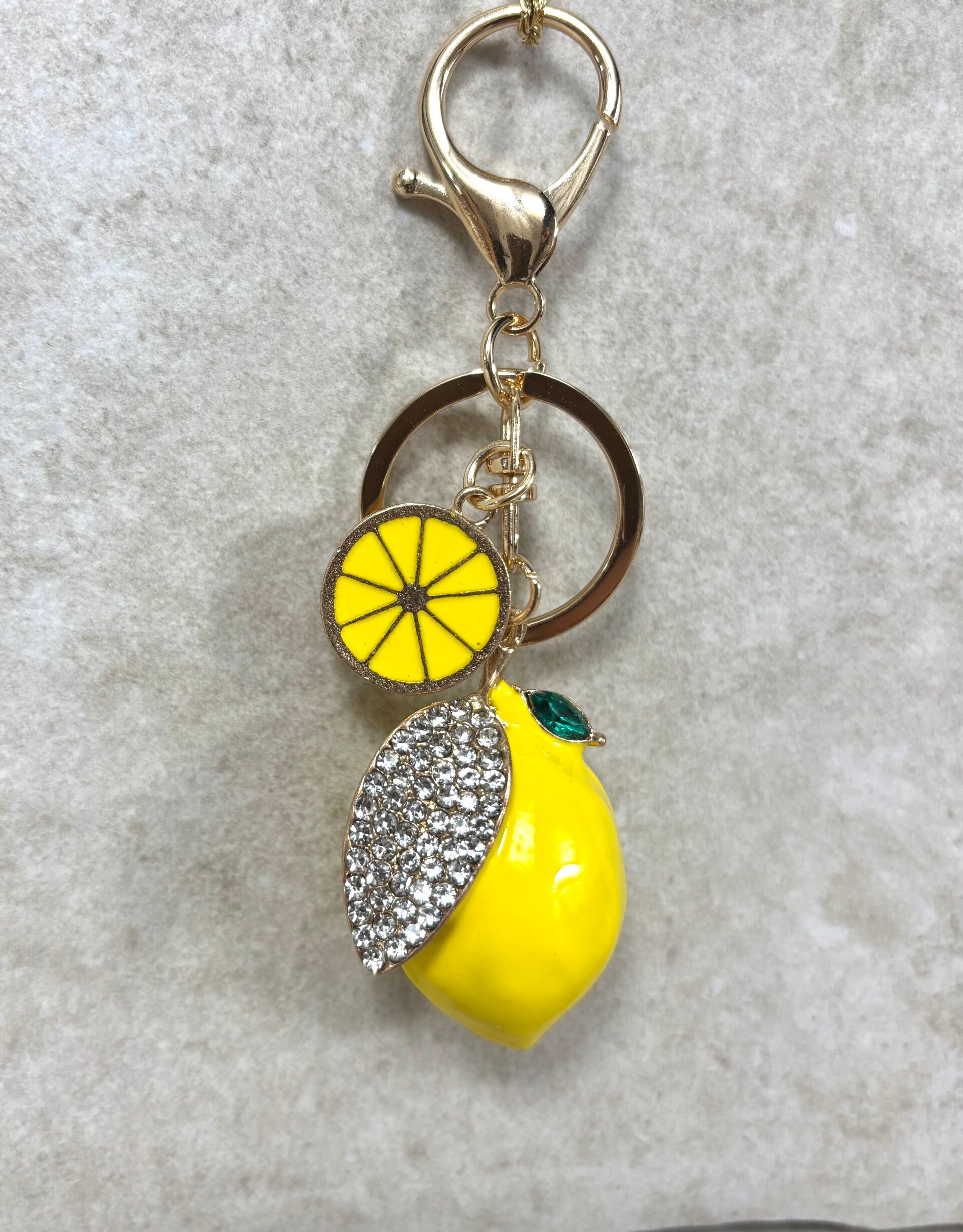 Bijoux de sac citron