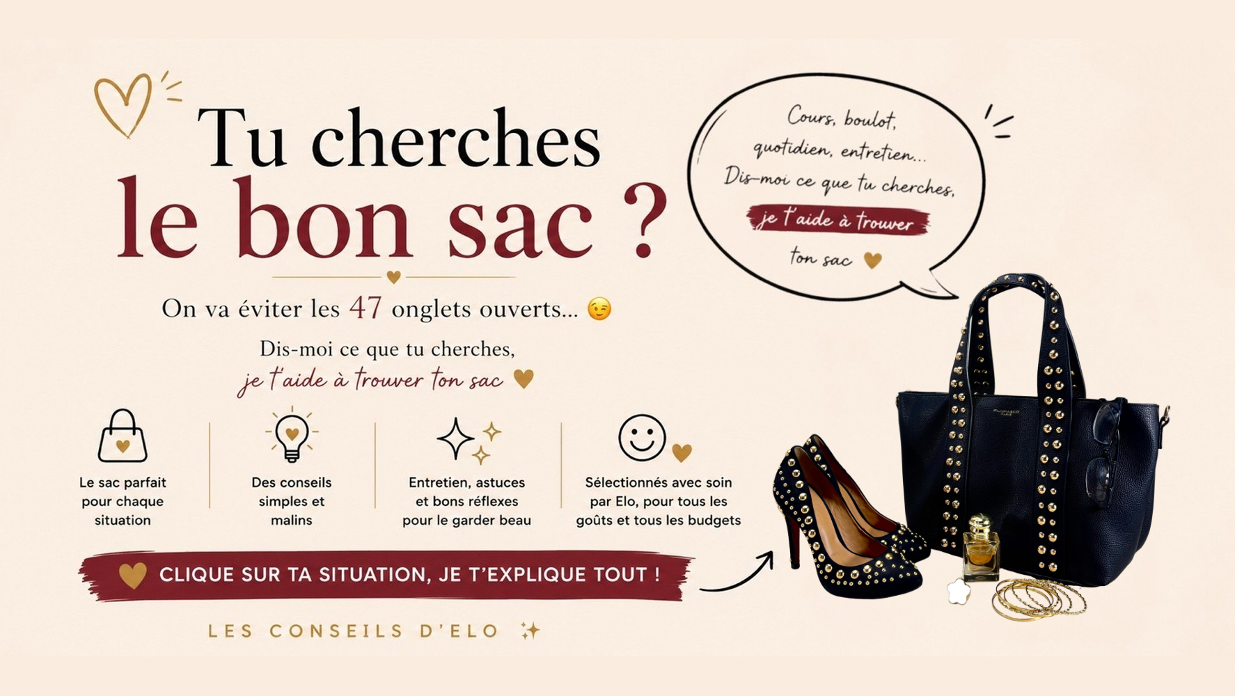 Ici je te donne tous les conseils pour trouver le sac qui te convient