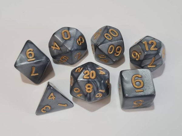 Ashen Grey Polydice Set