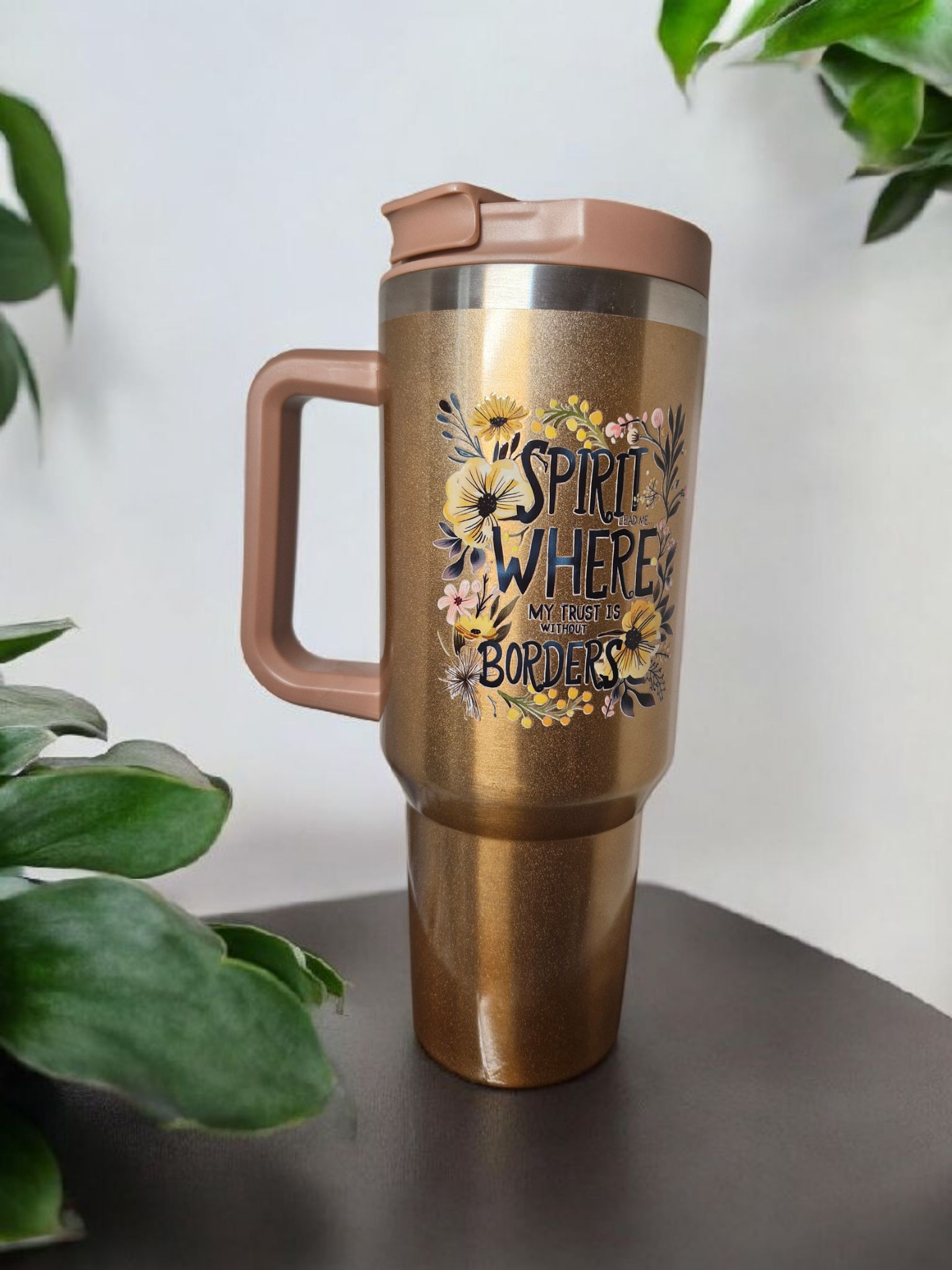 Warmte beker  met sticker