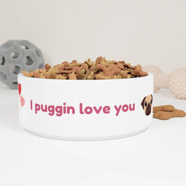 LOVE- Boujee Hounds Ceramic Pet Bowls