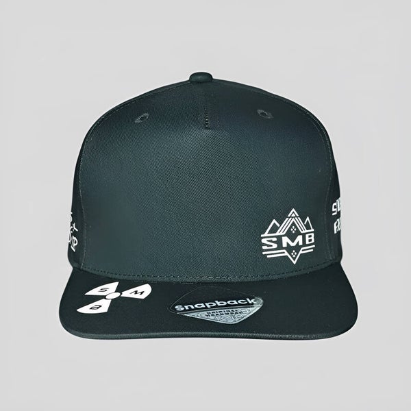 SMB Piramide Style Snapback Zwart en Wit