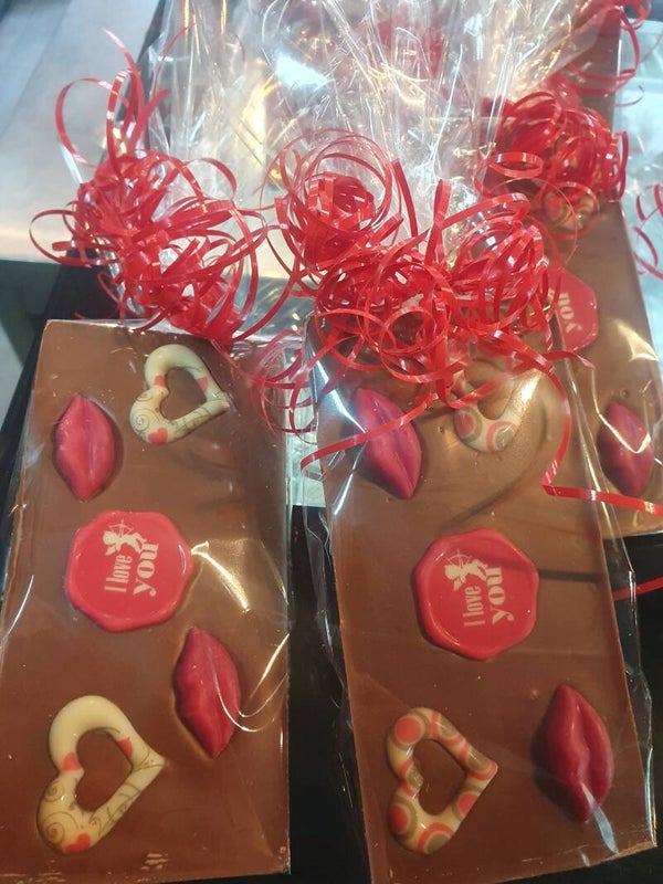 Valentijn Chocolade reep