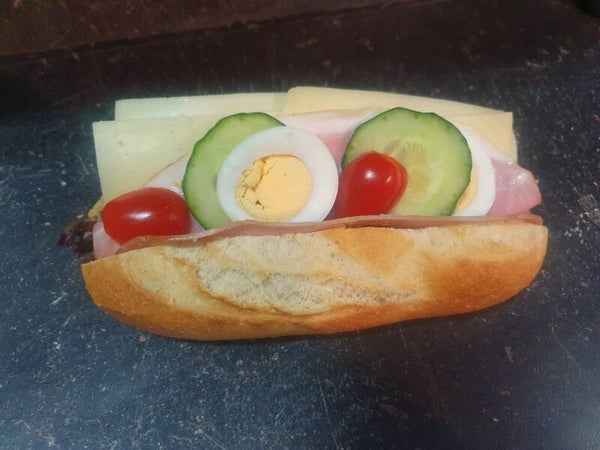 Pistolet belegd gezond "wit"