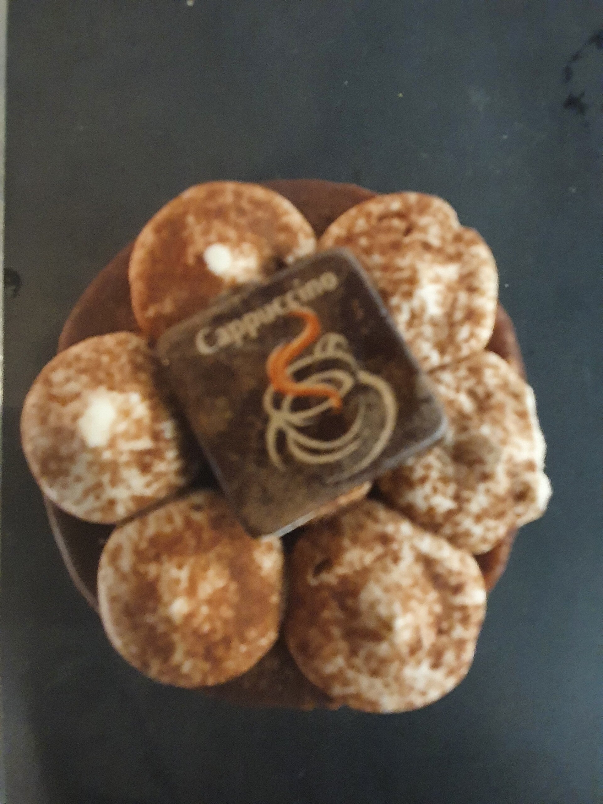 Cappuccino schuim gebak