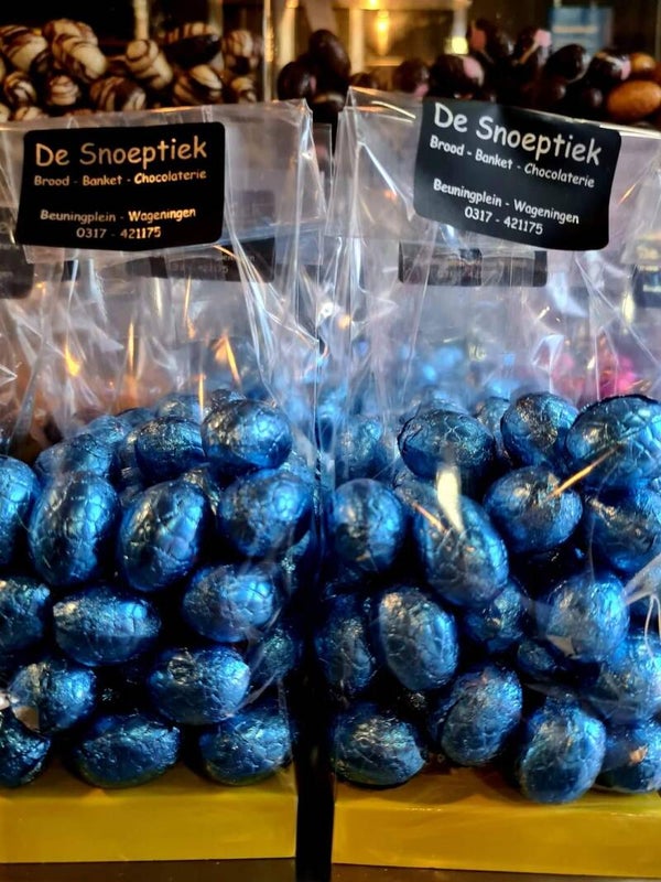 Zakje paaseitjes melkchocolade