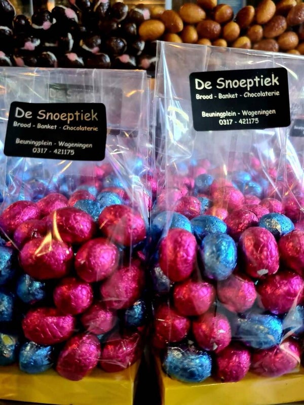 Zakje paaseitjes melk-puur