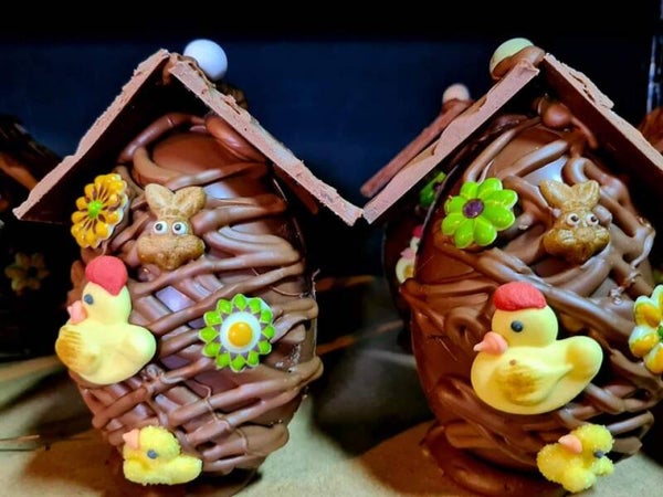 Huisje melkchocolade