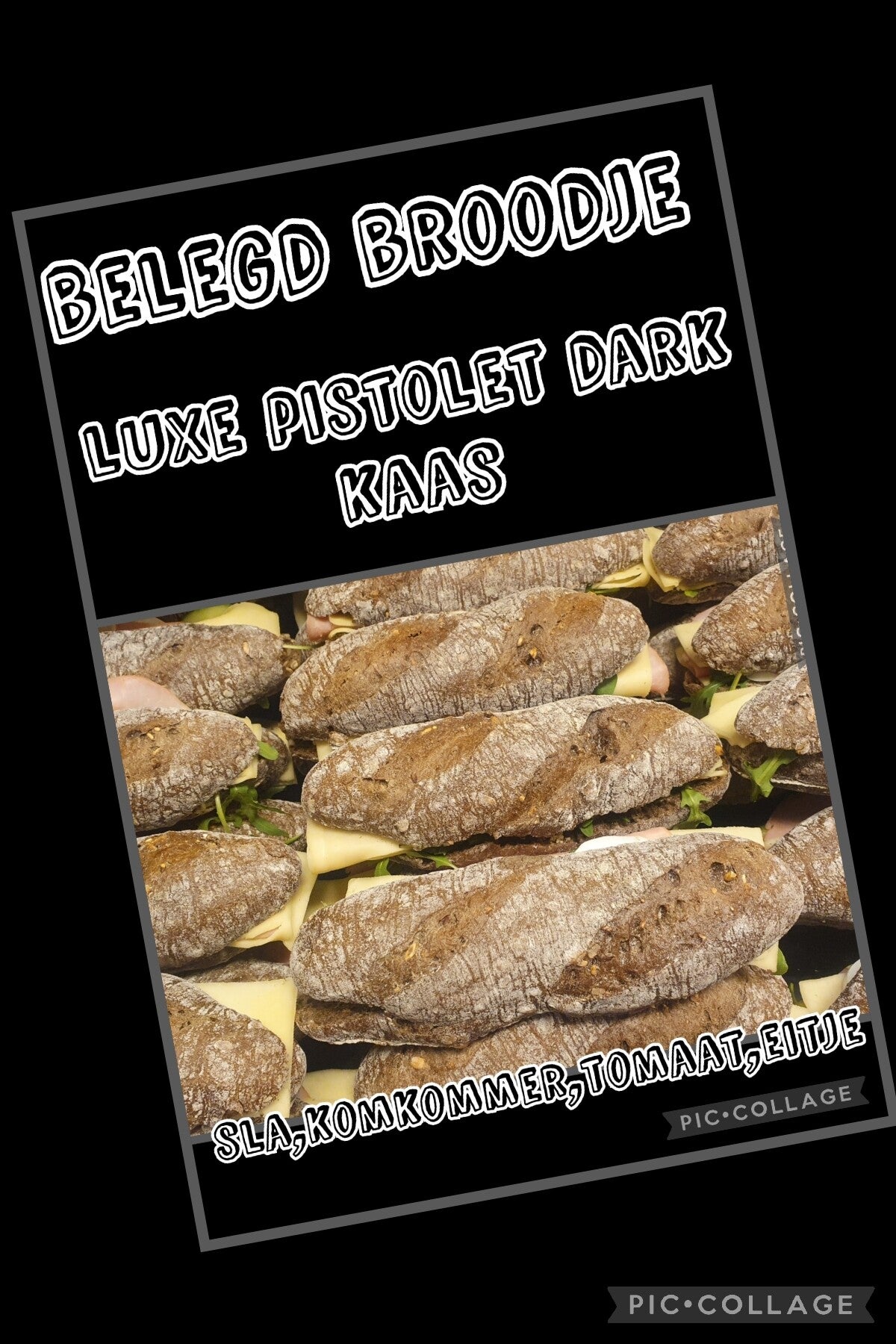 Luxe pistolet dark kaas