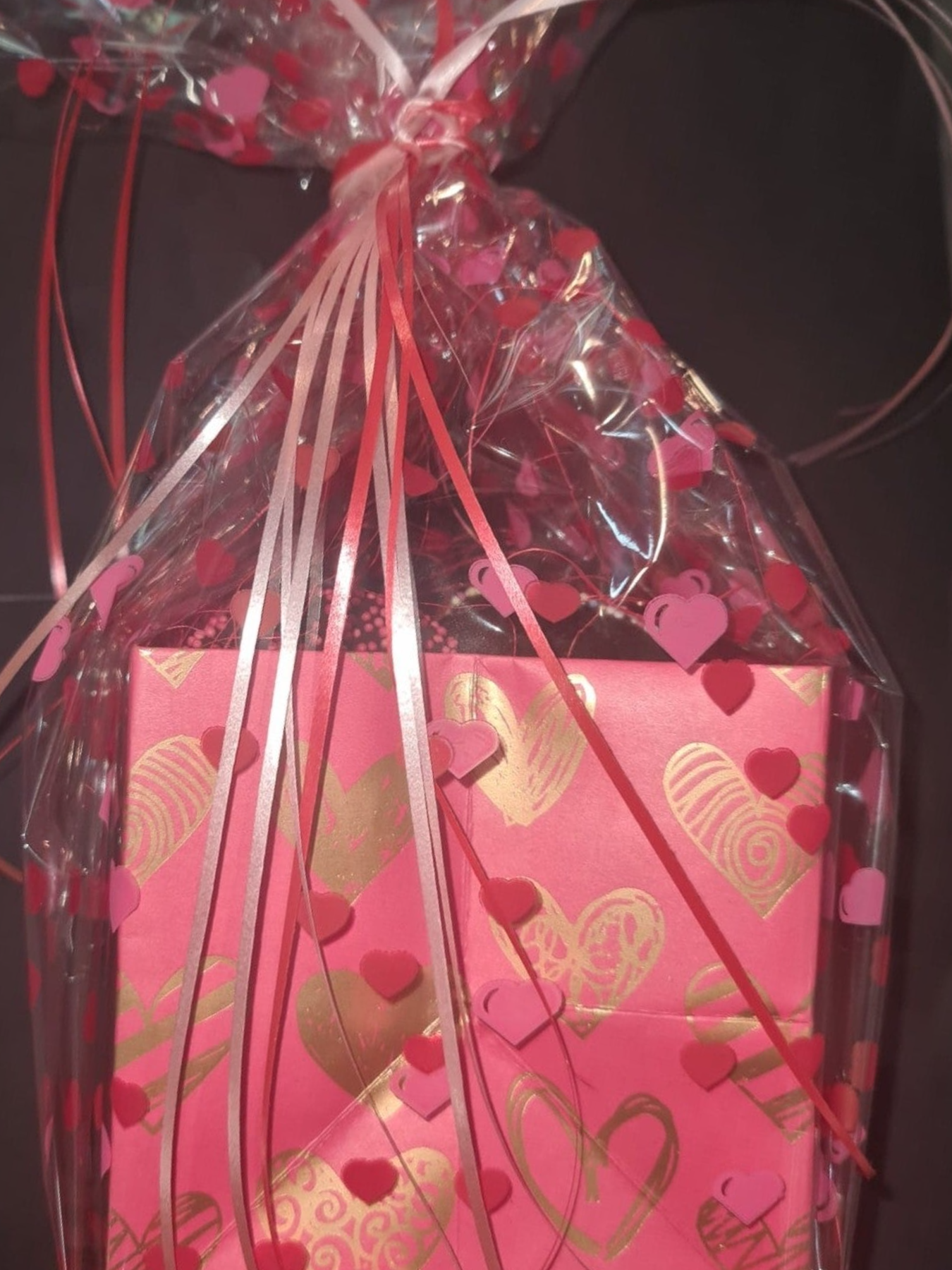 Chocolade bakje in folie