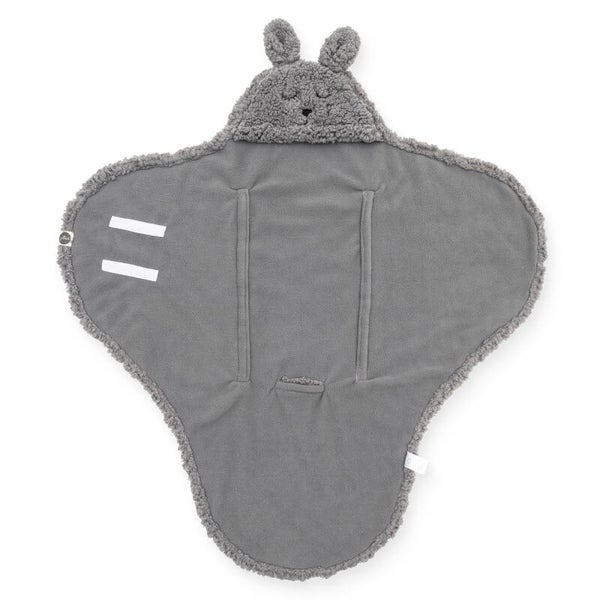 Jollein wikkeldeken Bunny storm grey