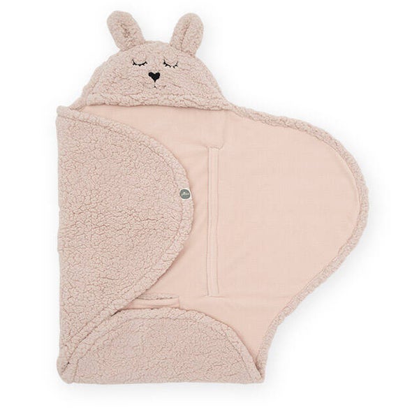 Jollein wikkeldeken Bunny Pale pink
