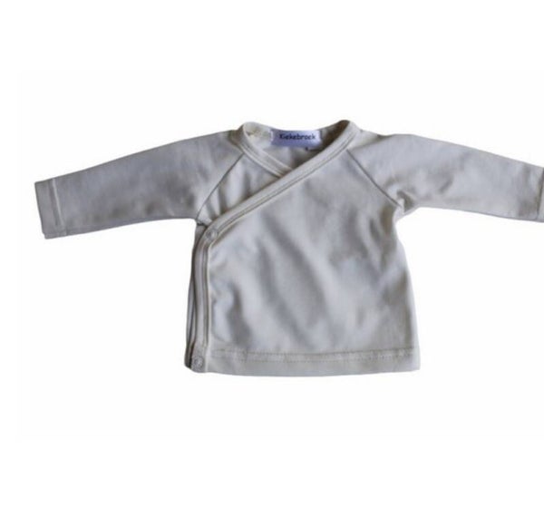 Overslag shirtje Ecru