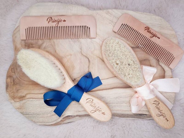 Borstel set Prinsesje of Prinsje