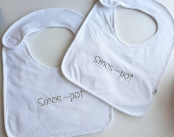 Slab Smos-pot White/Silver