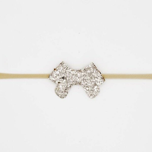 Glitter haarbandje Olivia Goud rose