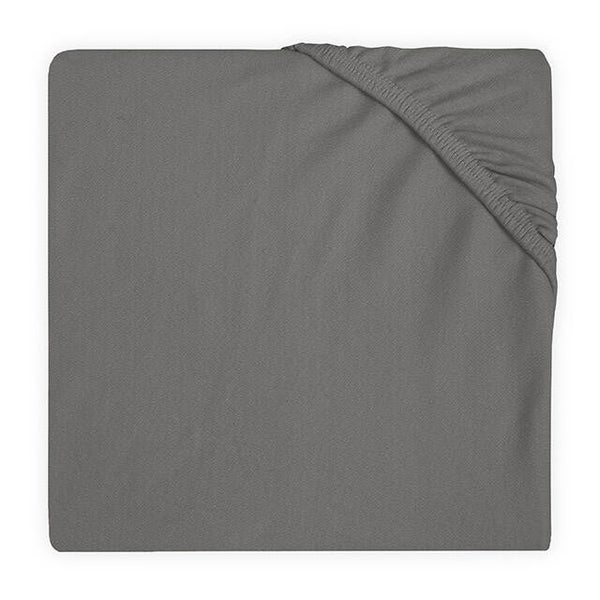 Jollein hoeslaken jersey 60x120cm storm grey
