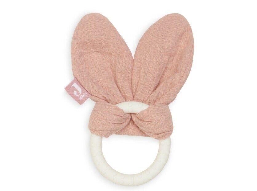 Bijtring Bunny Ears Roze