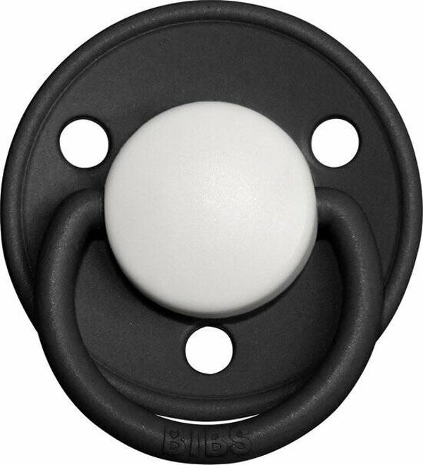 Bibs fopspeen Deluxe Black/white T2