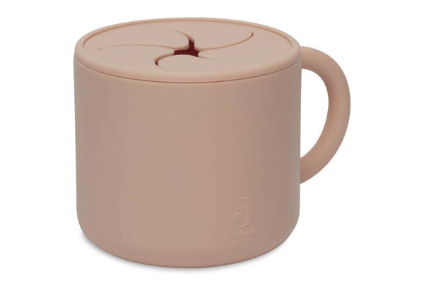 Snack cup siliconen Pale Pink
