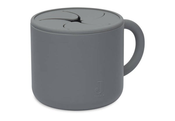 Snack cup siliconen Storm Grey