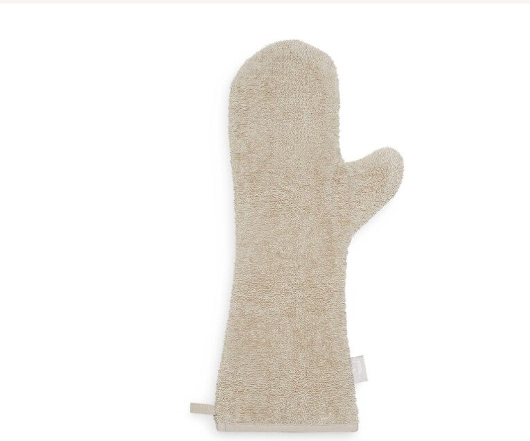 Washandje badstof Nougat