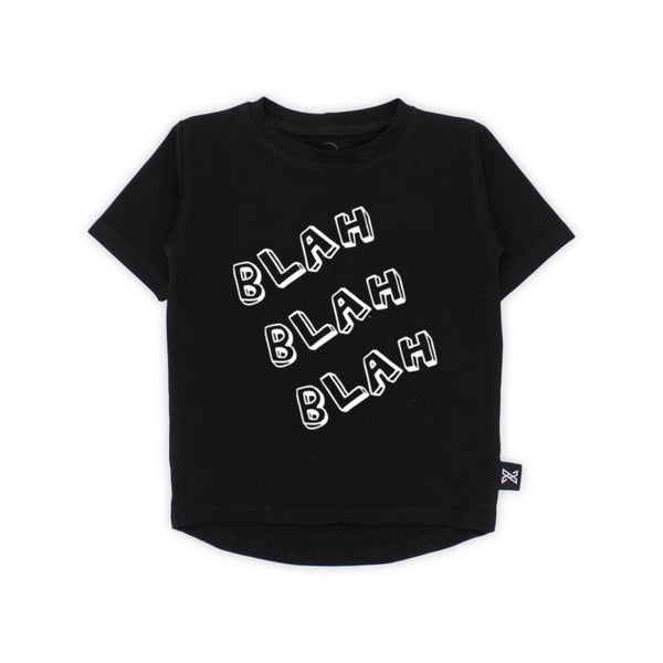 T-shirtje Blah Blah Blah Black