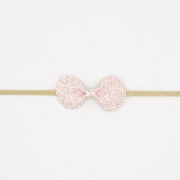 Glitter haarbandje Amy lichtroze