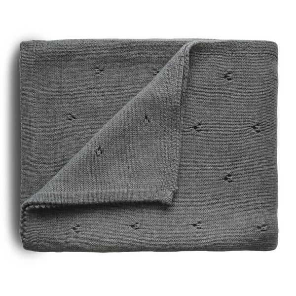 Mushie blanket piontelle Grey