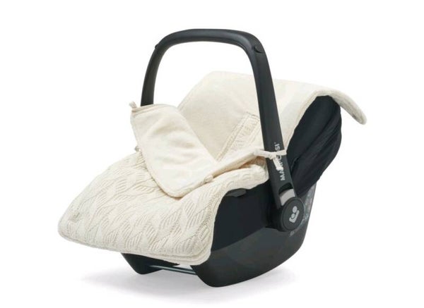 Voetenzak autostoel of wandelwagen Spring Knit - Ivory