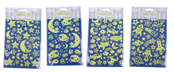 Glow in de dark stickers - 2 soorten