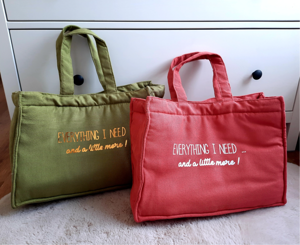 Linnen tas met hengsels Everything...