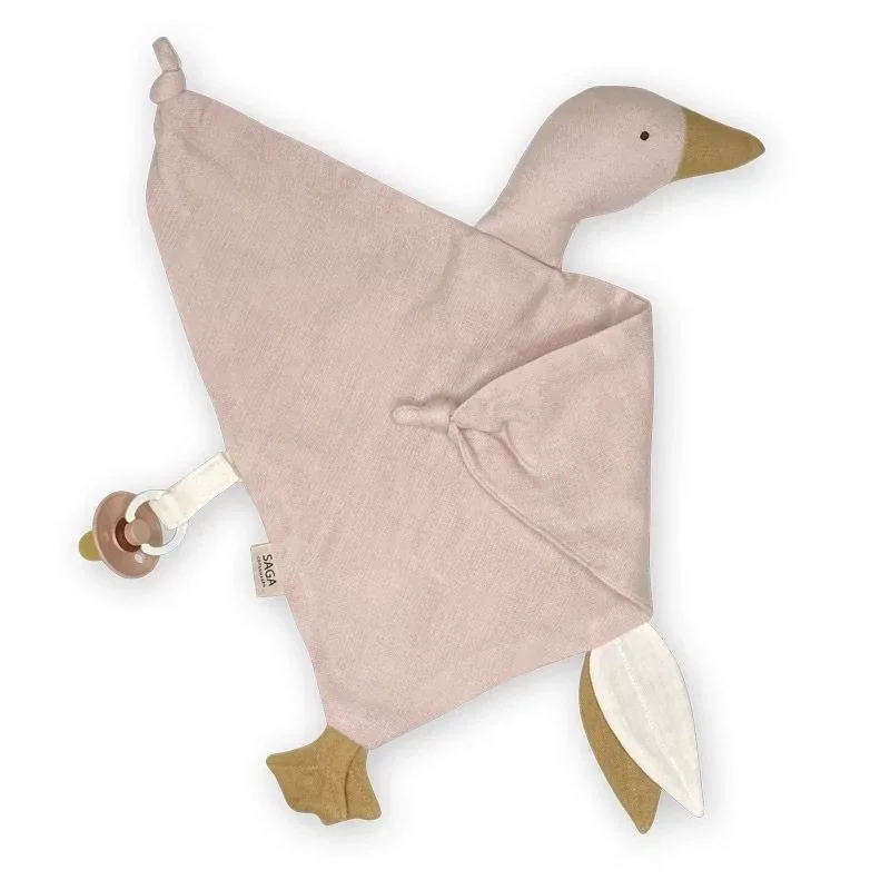 Saga Copenhagen knuffeldoek Gans Misty Rose