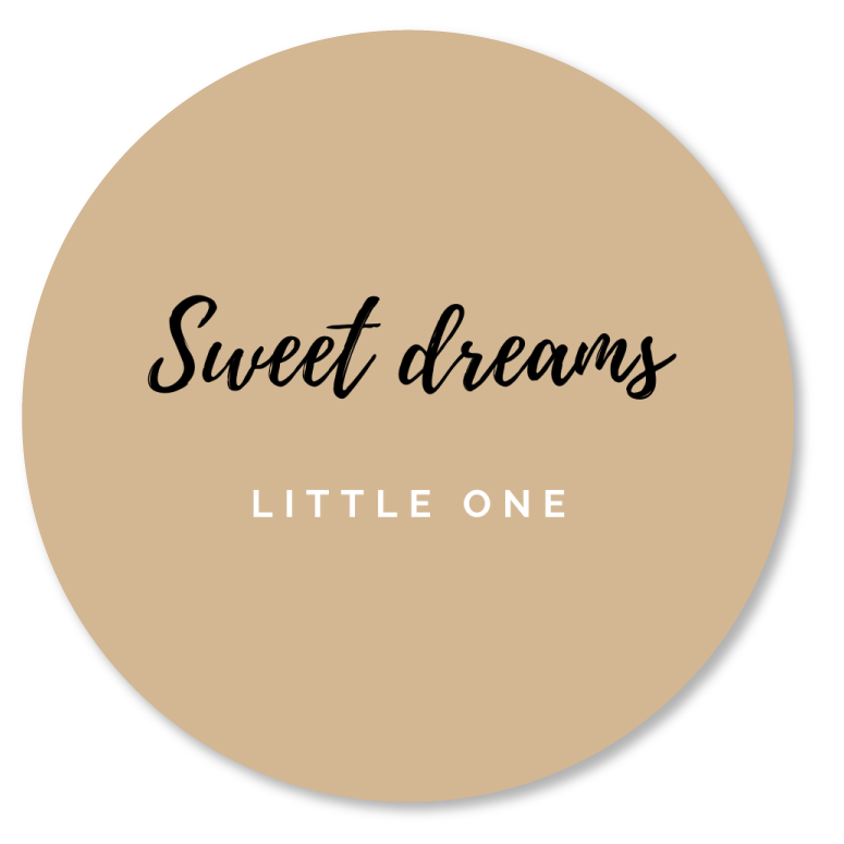 Muurcirkel Natural sweet dreams