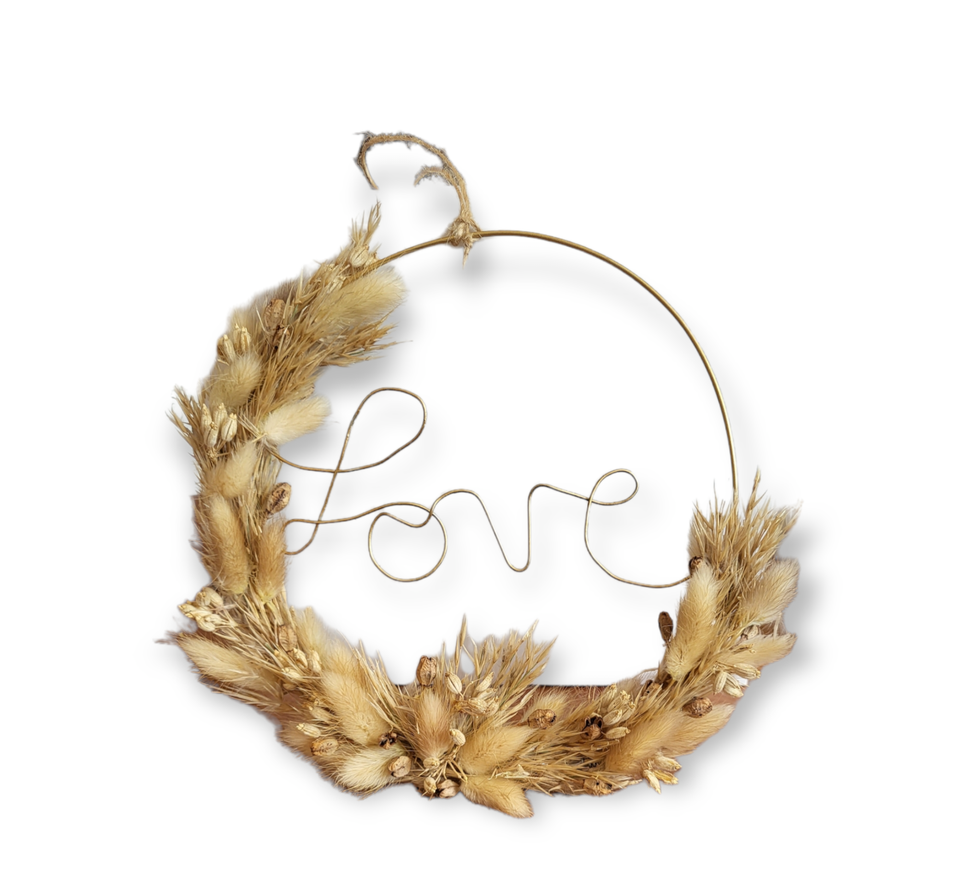 Hangende flowerhoop Love