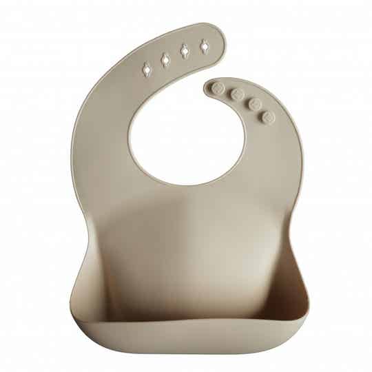 Mushie silicone bib Shifting sand