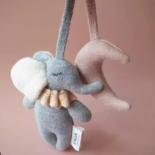 Saga Copenhagen wandelwagen speeltje Olifant Gina Rose