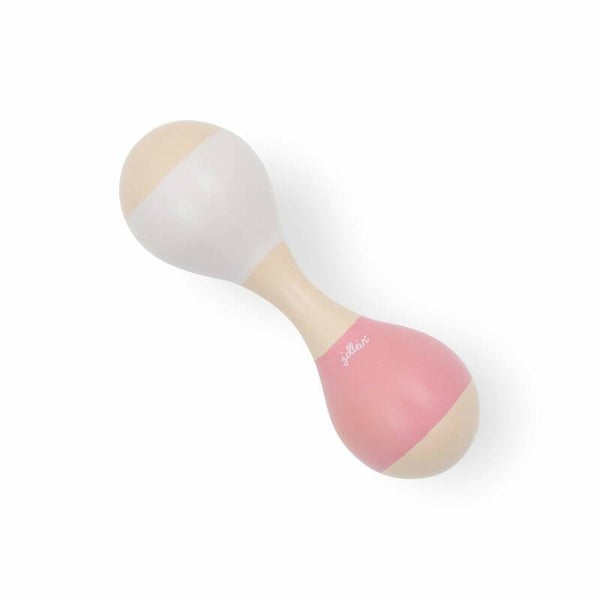 Houten rammelaar Maracas Pink