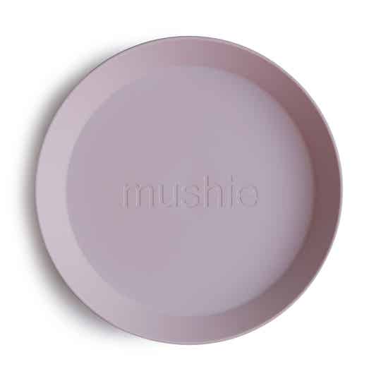 Mushie borden set Soft Lilac