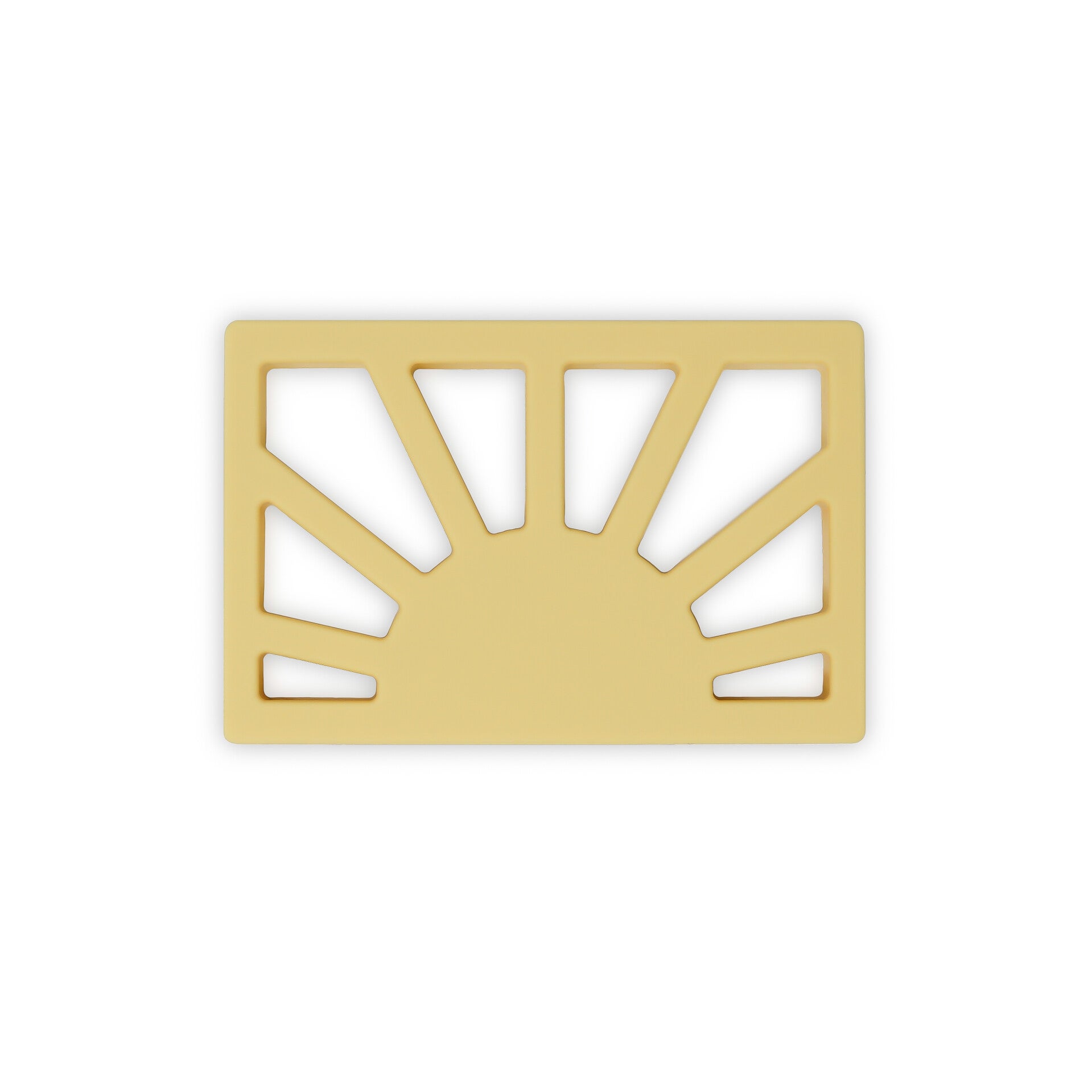 Mushie bijtring zon Yellow