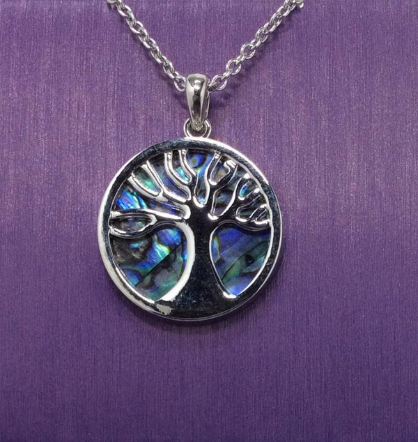Tree of life Paua necklace.