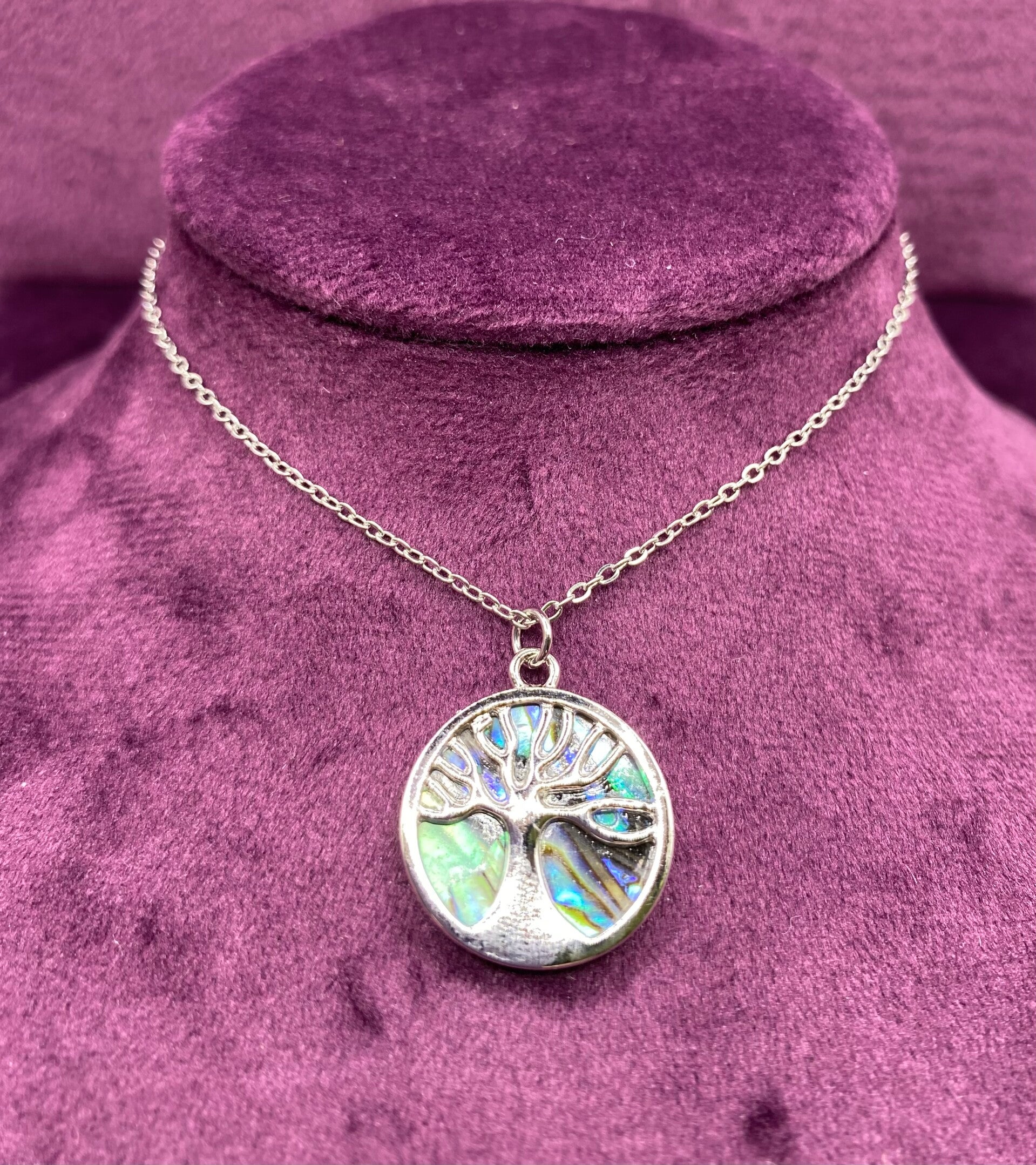 Tree of life Paua necklace.